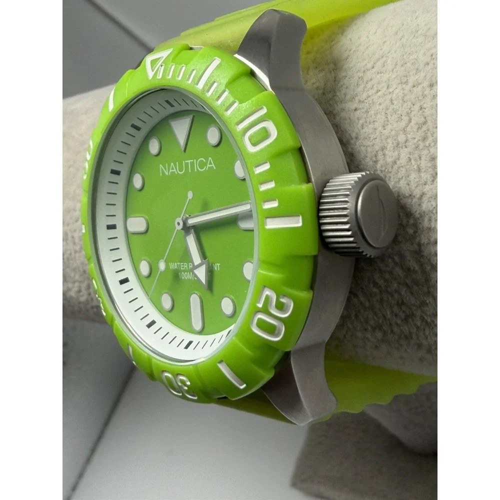 Nautica South Beach N09605G New Battery Mens Diver Watch 44MM 8.5